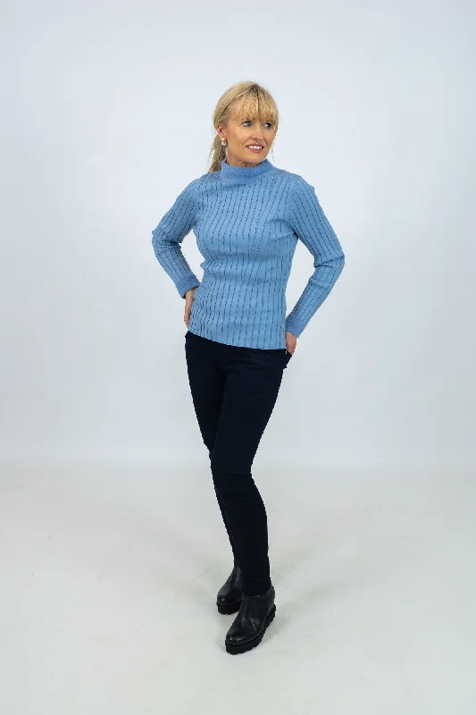 Md'M Blue Sweater