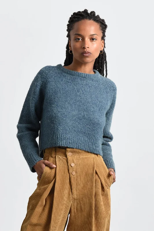 Molly Bracken Duck Blue Knitted Sweater