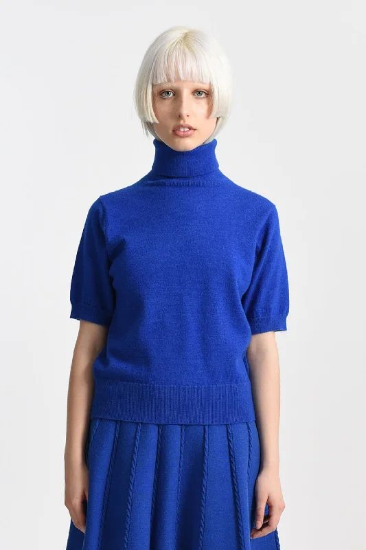 Molly Bracken Electric Blue Knitted Sweater