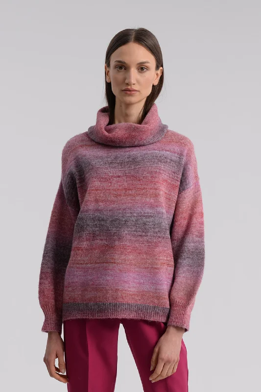 Molly Bracken Dark Pink Knitted Sweater