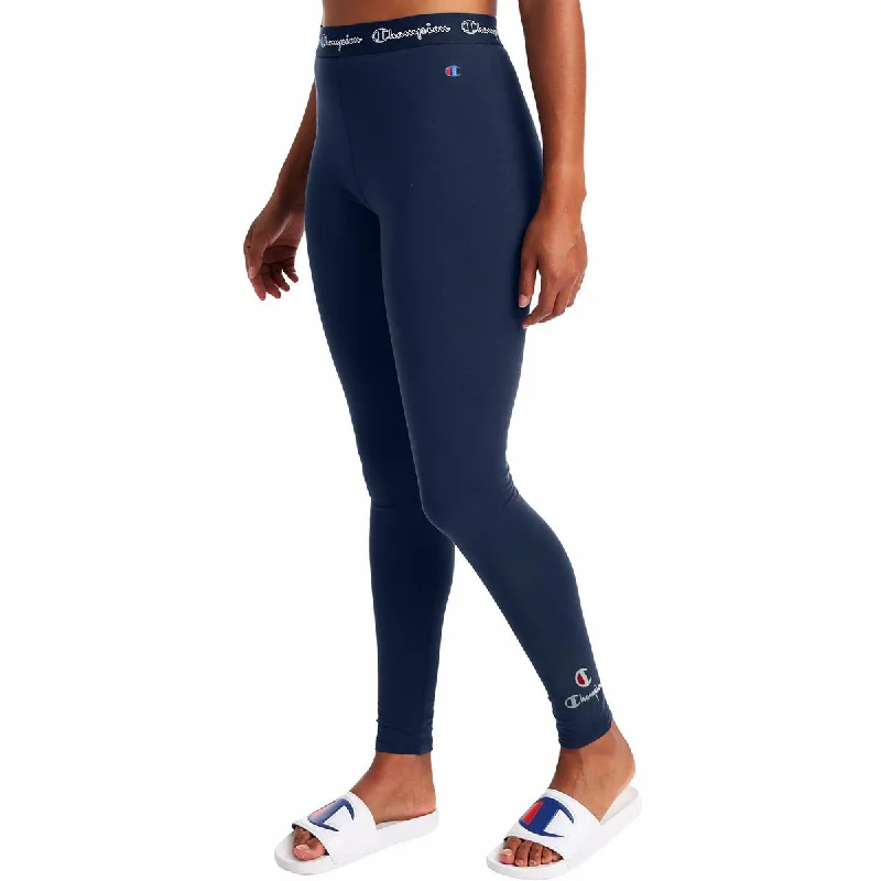 Champion Womens High Rise Logo Athletic Tights