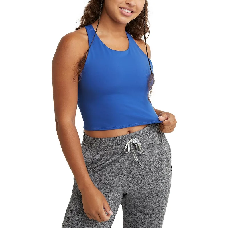 Champion Womens Racer Back Fitness Crop Top