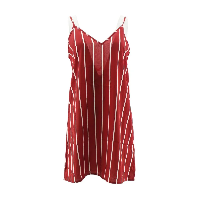 Red Striped Mini Dress