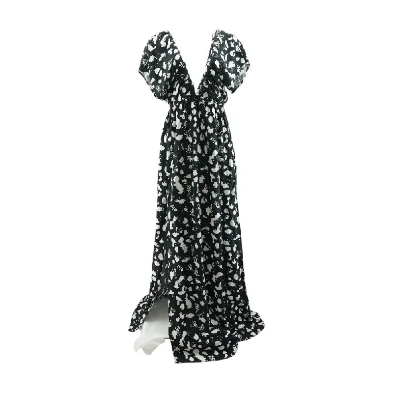 Black Misc Maxi Dress