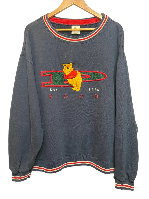 Disney Pooh Navy Sweatshirt (Size XL)