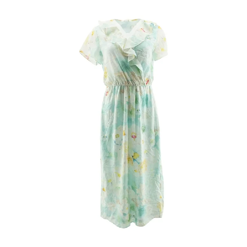 Multi Floral Maxi Dress