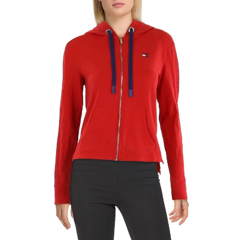 Tommy Hilfiger Womens Knit Long Seeves Track Jacket