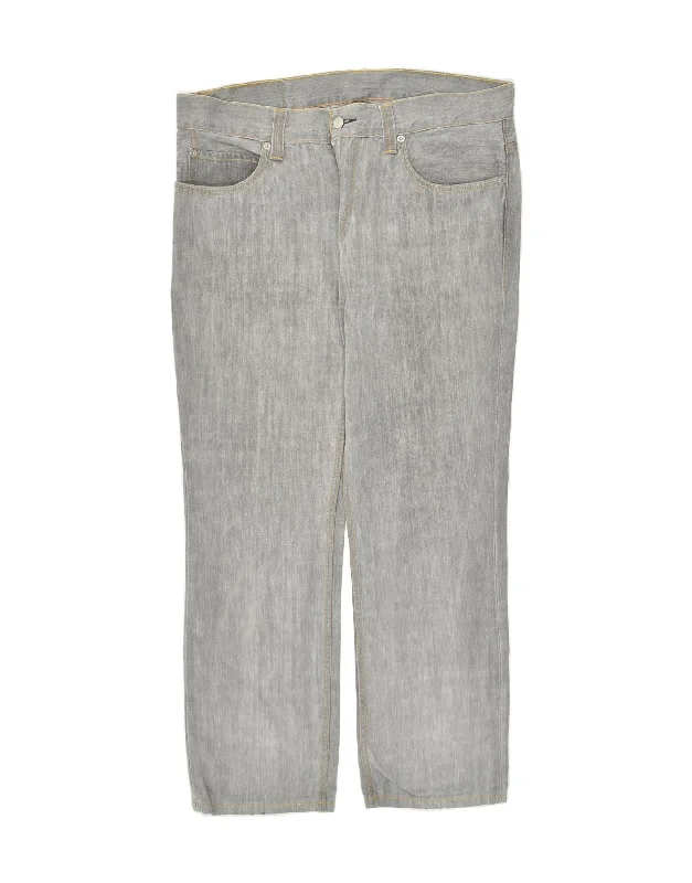 LEVI'S Womens 511 Slim Jeans W36 L32 Grey Cotton