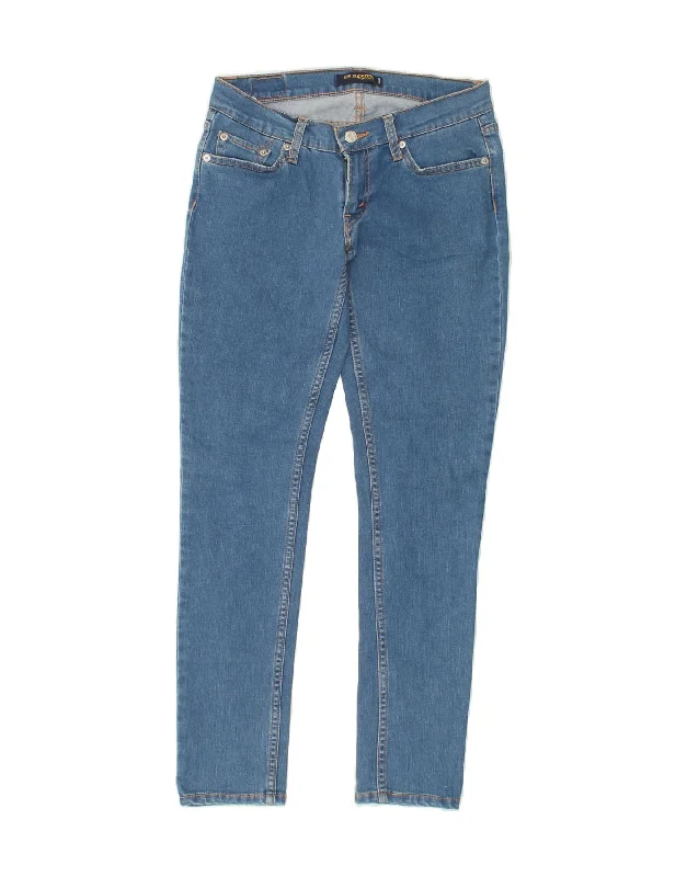 LEVI'S Womens 524 Too Superlow Skinny Jeans W27 L30 Blue Cotton