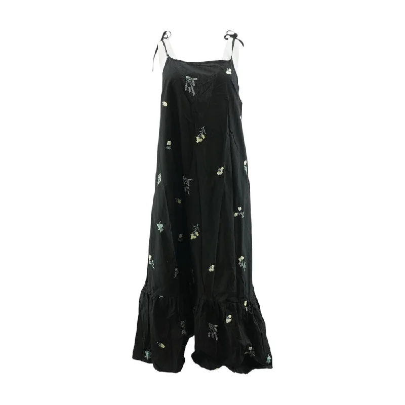 Black Floral Maxi Dress