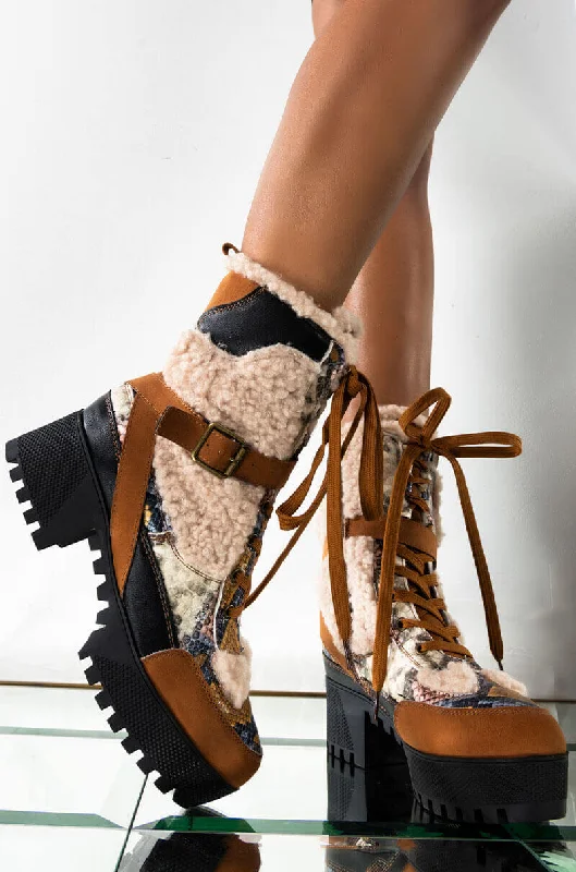 YOU'RE MY TYPE FLAT BOOTIE BROWN