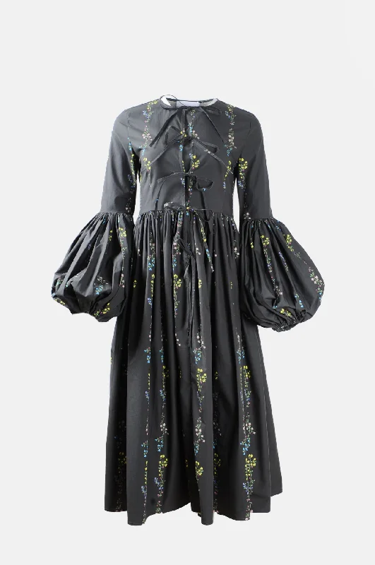 Sofia Dress Grey Floral