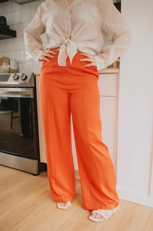 The Palmina Pant by FRNCH - Rouge