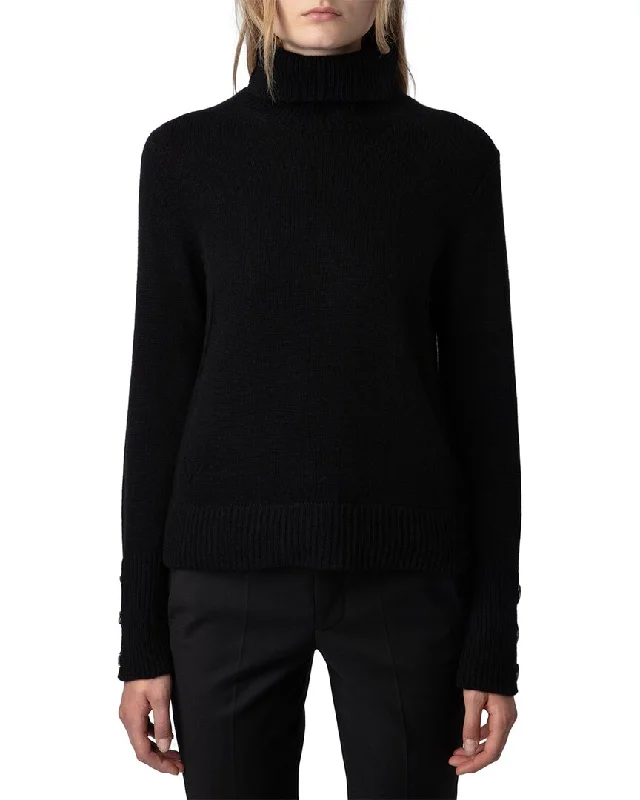 Zadig & Voltaire Boxy Cashmere & Wool-Blend Sweater