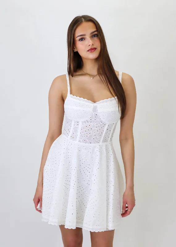 Too Good To Be True Mini Dress ★ White