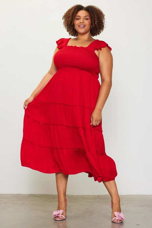 Incredible Smock Midi Dress