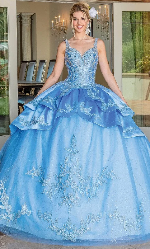 Dancing Queen 1682 - Peplum Quinceanera Ballgown