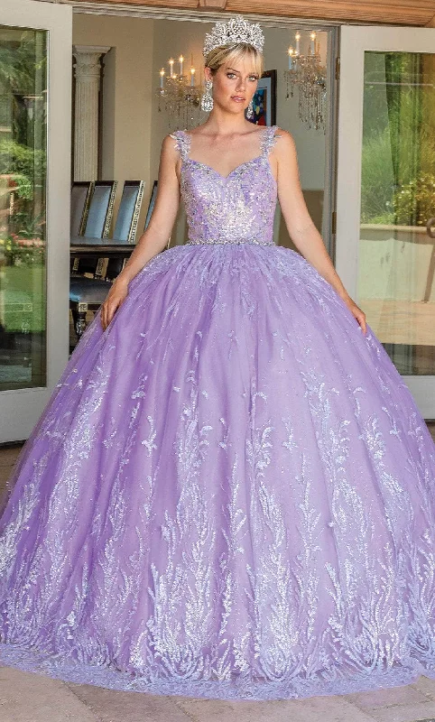 Dancing Queen 1685 - Glitter Sweetheart Quinceanera Ballgown