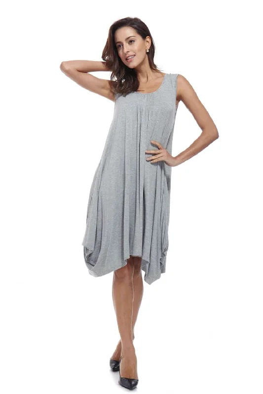 Bamboo Dress With Pleated Bust