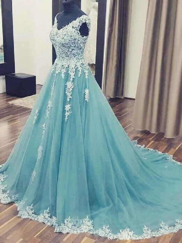 Beautiful Prom Dresses Ball Gown Sweep/Brush Train Sexy Prom Dress/Evening Dress JKL407