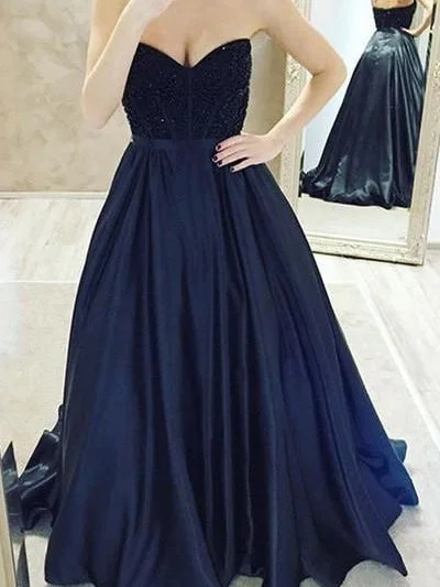 Beautiful Prom Dresses Sweetheart Sweep Train Sexy Prom Dress JKL1012