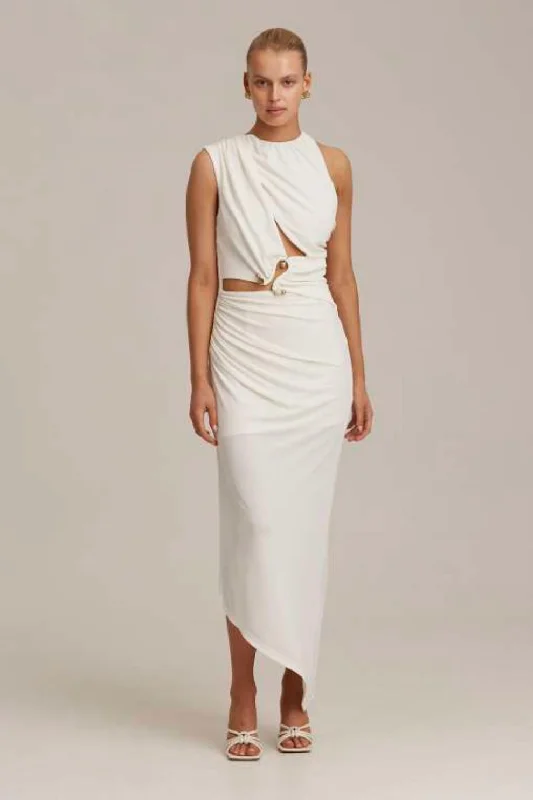 C/MEO Collective Entropy Dress - White