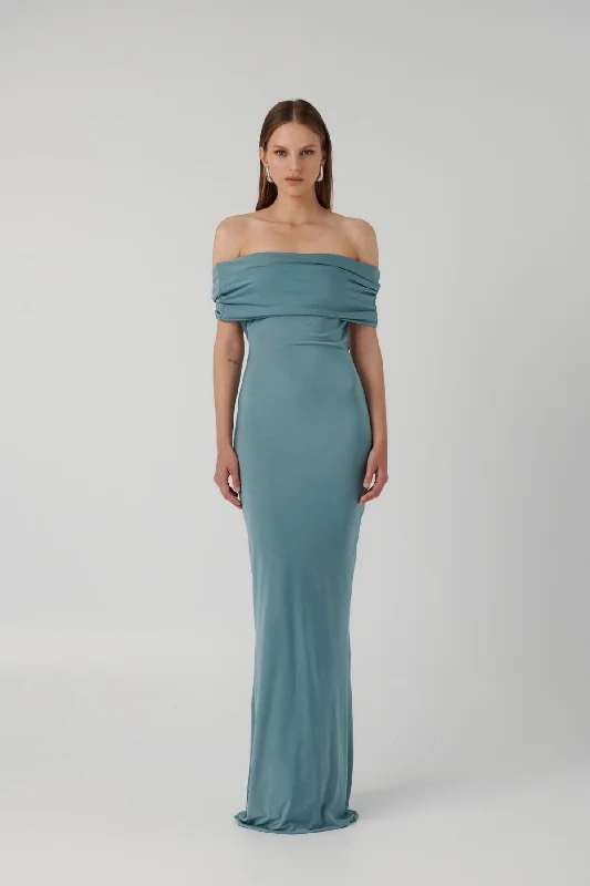 Effie Kats Viela Gown - Eucalyptus