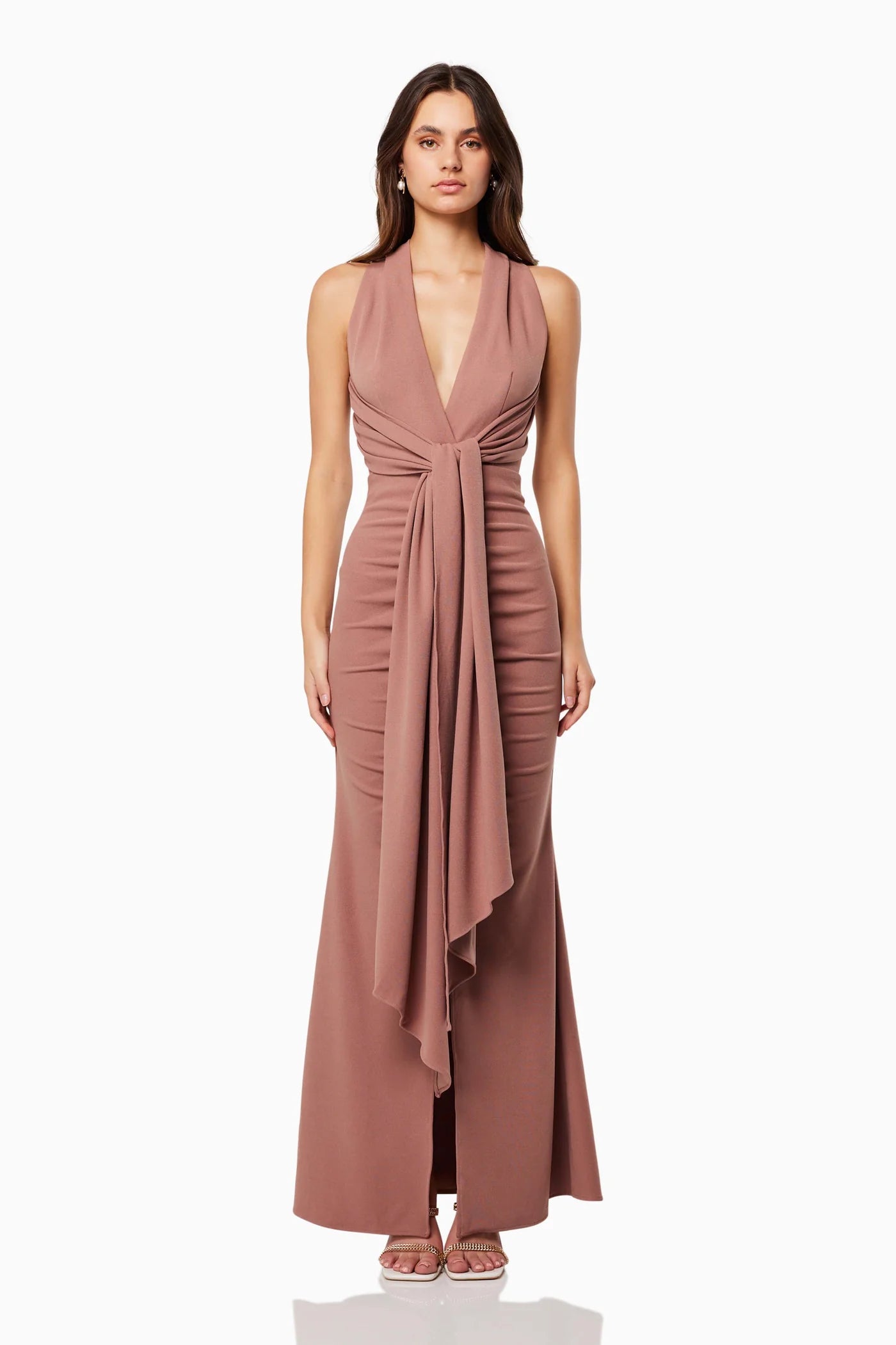 Elliatt Zephyra Gown - Tan