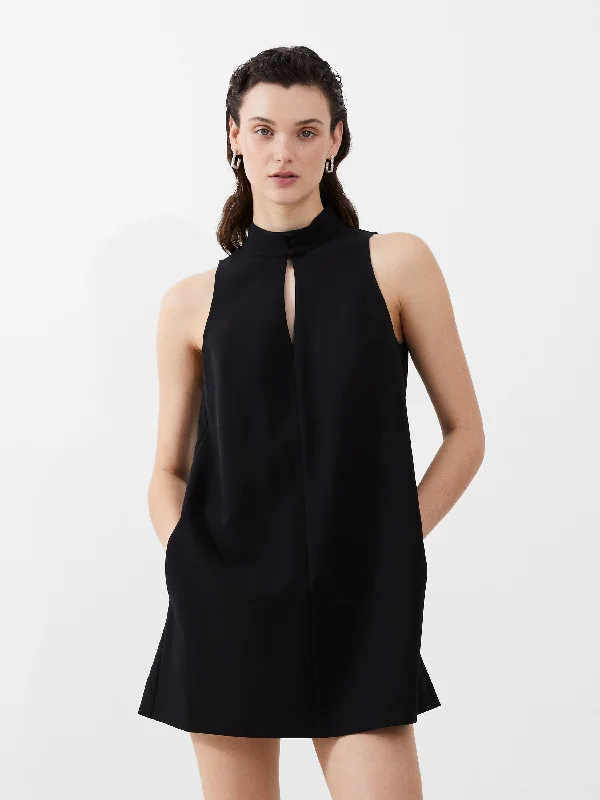 French Connection - Echo Sleeveless Keyhole Dress