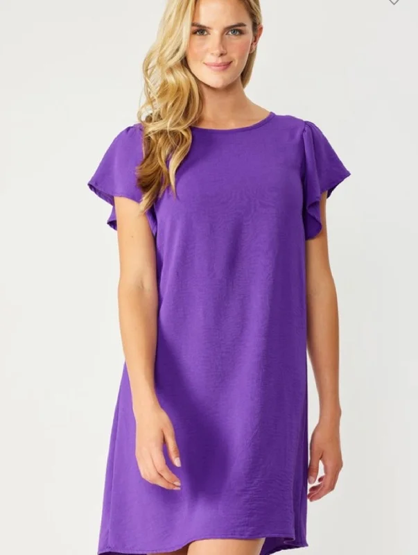 FSL flutter sleeve Dress