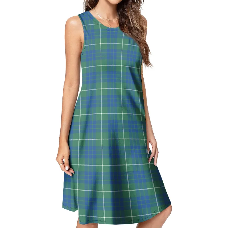 Hamilton Hunting Ancient Tartan Womens Casual Dresses