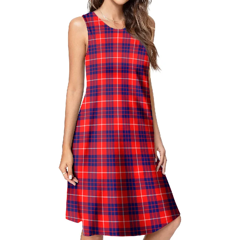 Hamilton Modern Tartan Womens Casual Dresses