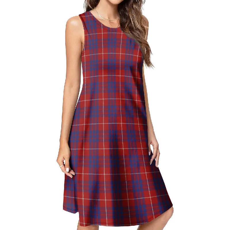 Hamilton Tartan Womens Casual Dresses