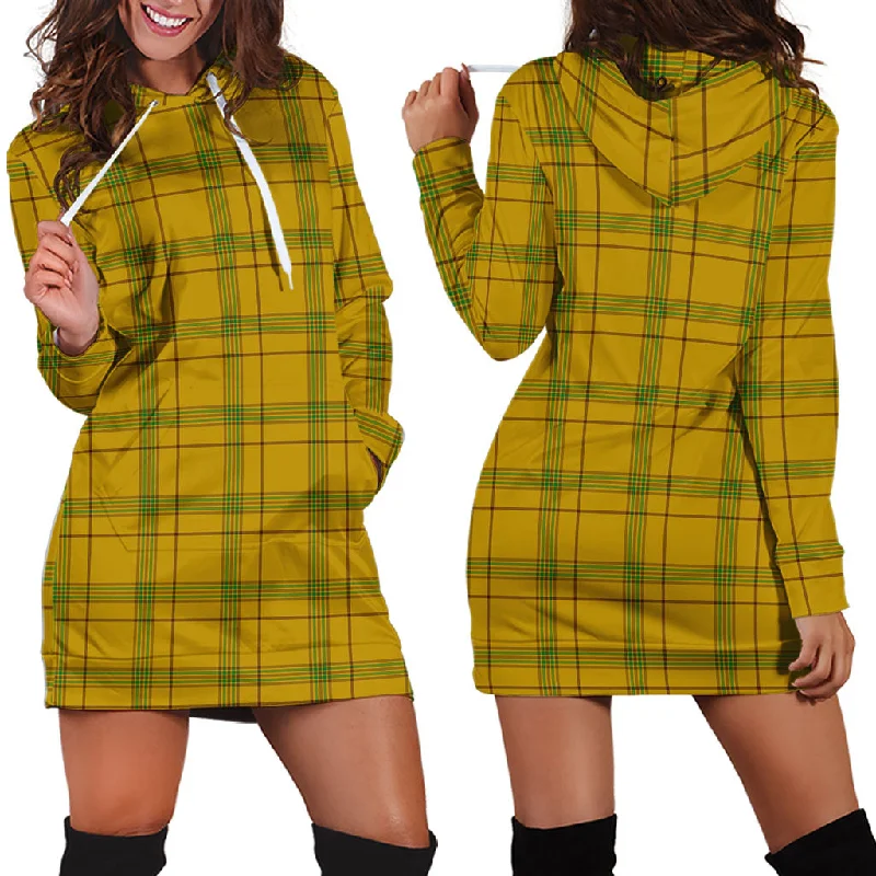 Houston Tartan Hoodie Dress