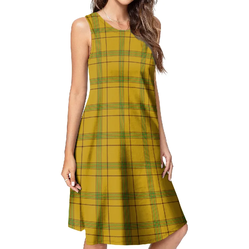 Houston Tartan Womens Casual Dresses