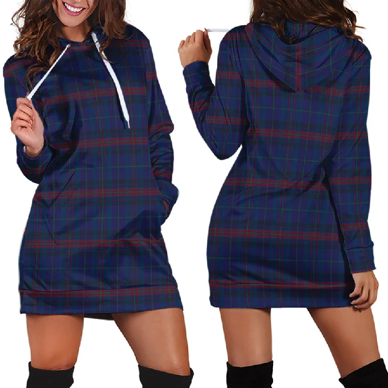 Hughes of Wales Tartan Hoodie Dress