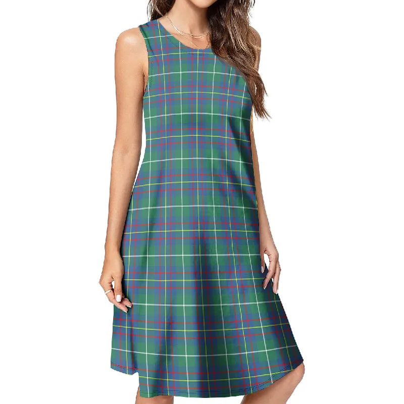 Inglis Ancient Tartan Womens Casual Dresses