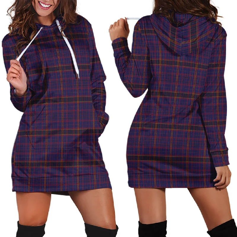 James of Wales Tartan Hoodie Dress