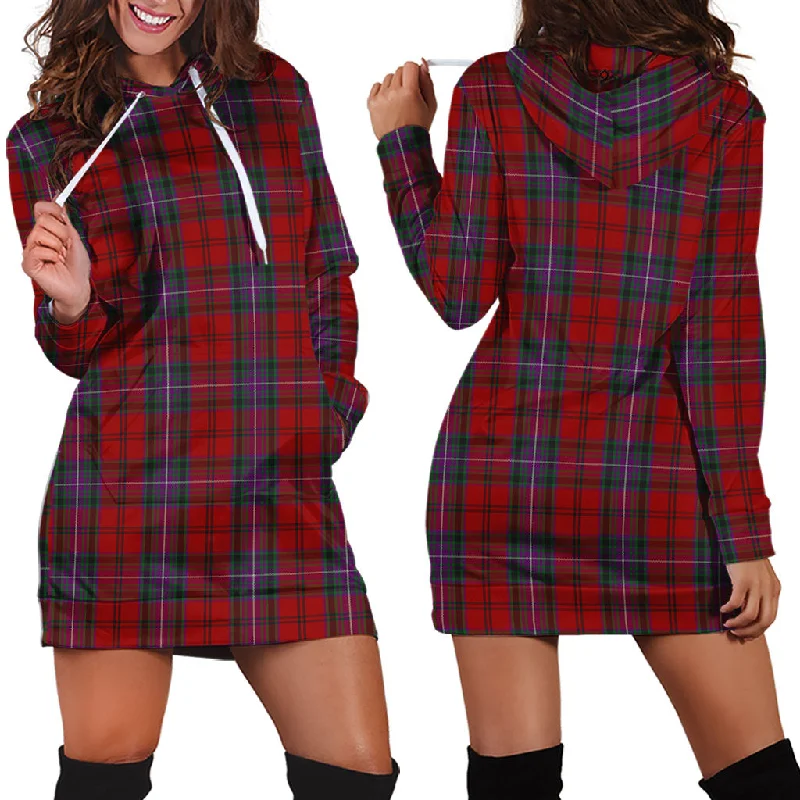 Kelly of Sleat Red Tartan Hoodie Dress