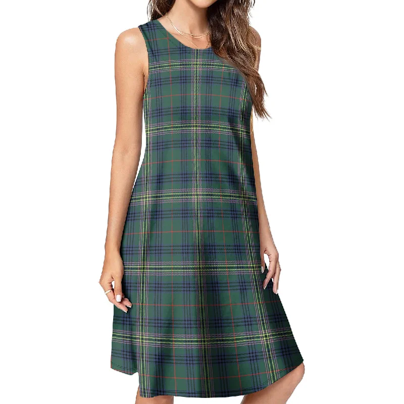 Kennedy Modern Tartan Womens Casual Dresses