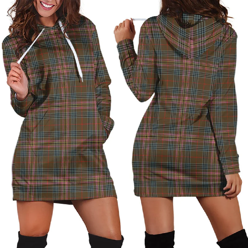 Kennedy Weathered Tartan Hoodie Dress