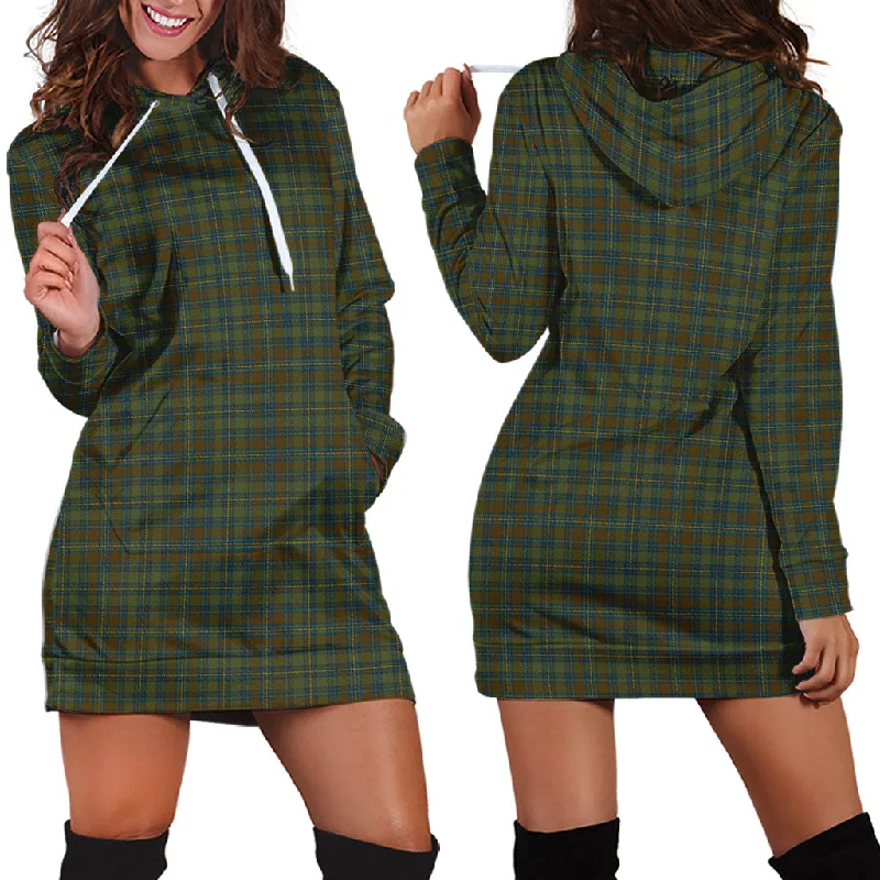 Kerry County Ireland Tartan Hoodie Dress