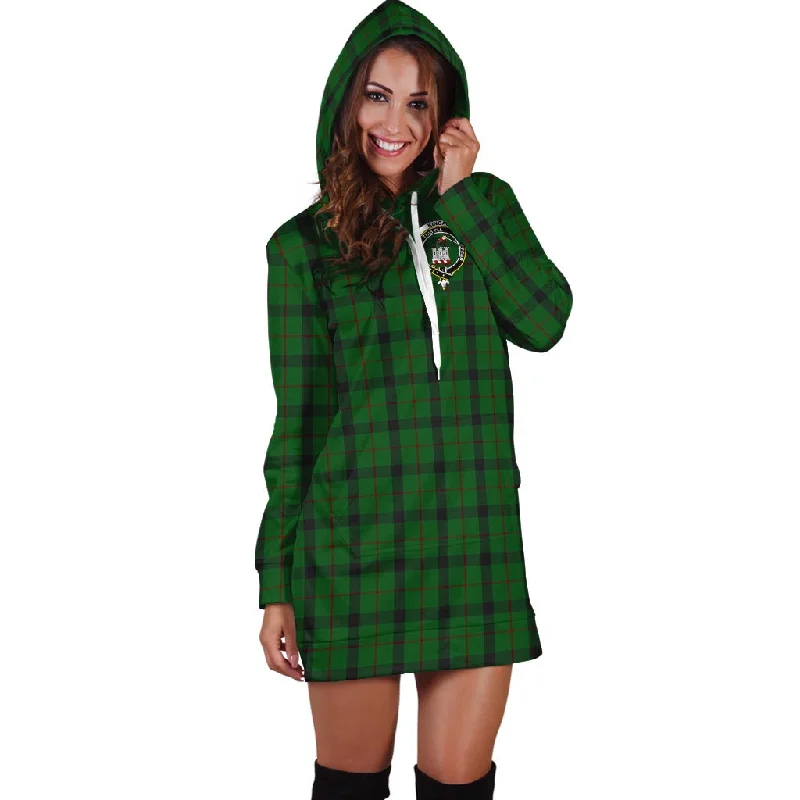 Kincaid Tartan Hoodie Dress with Family Crest