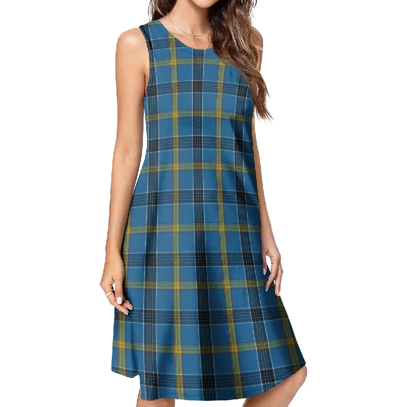 Laing Tartan Womens Casual Dresses