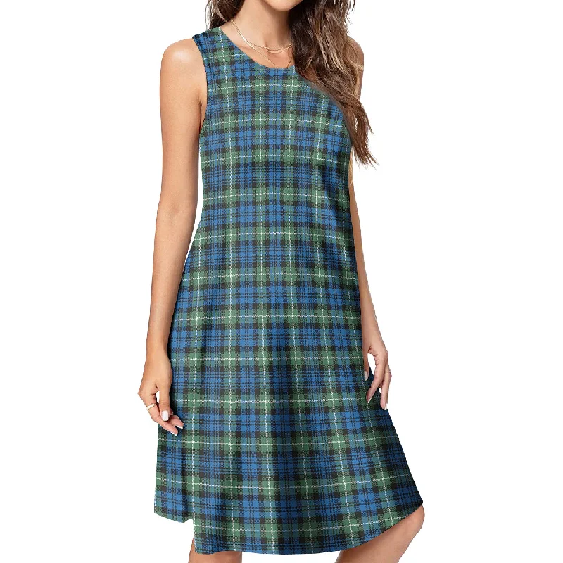 Lamont Ancient Tartan Womens Casual Dresses