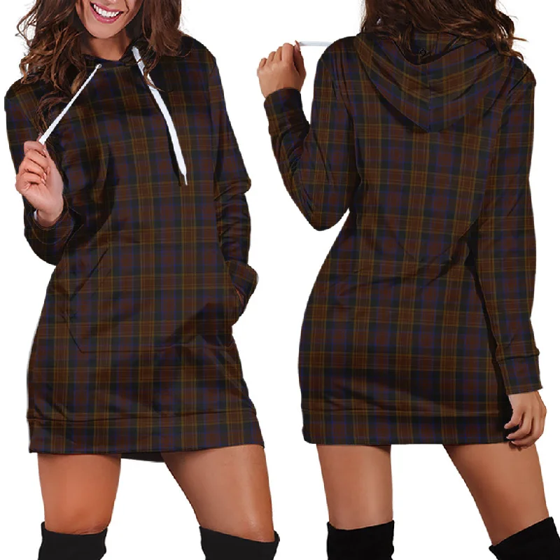 Laois County Ireland Tartan Hoodie Dress