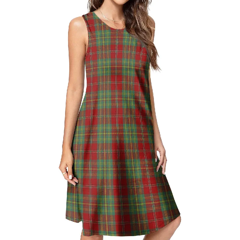 Leask Tartan Womens Casual Dresses