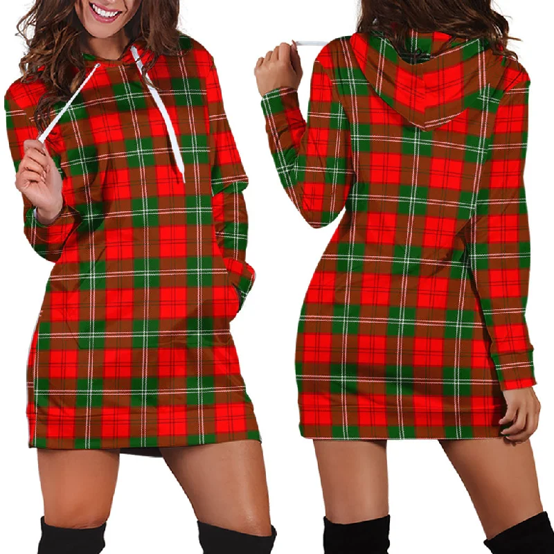 Lennox Modern Tartan Hoodie Dress