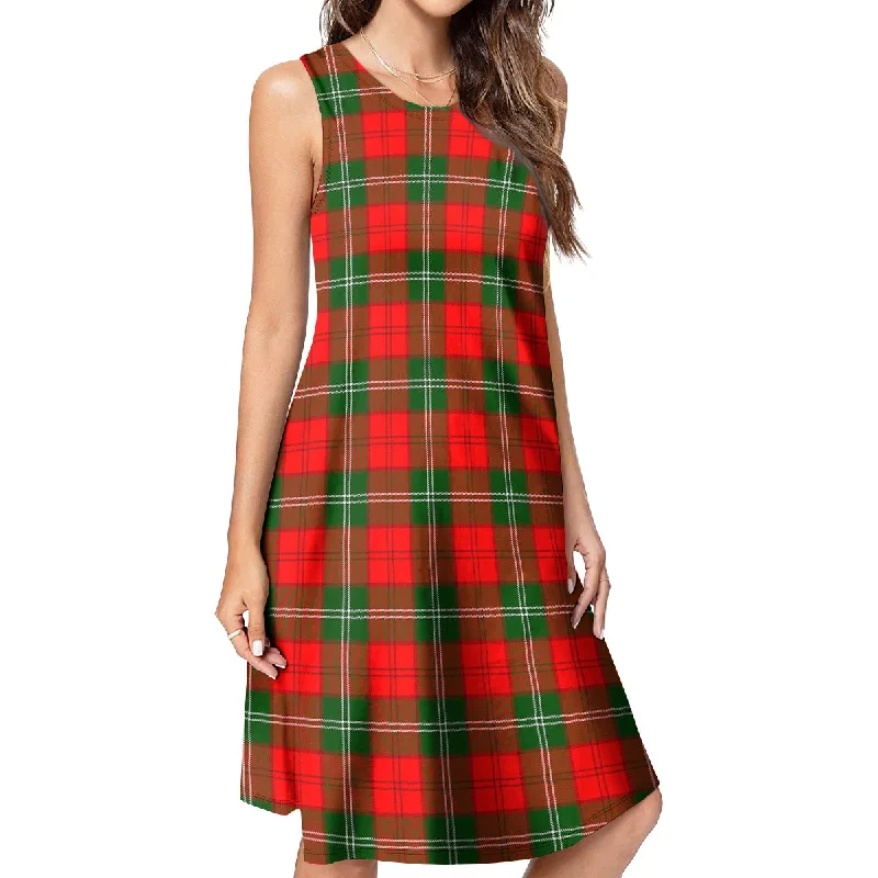 Lennox Modern Tartan Womens Casual Dresses