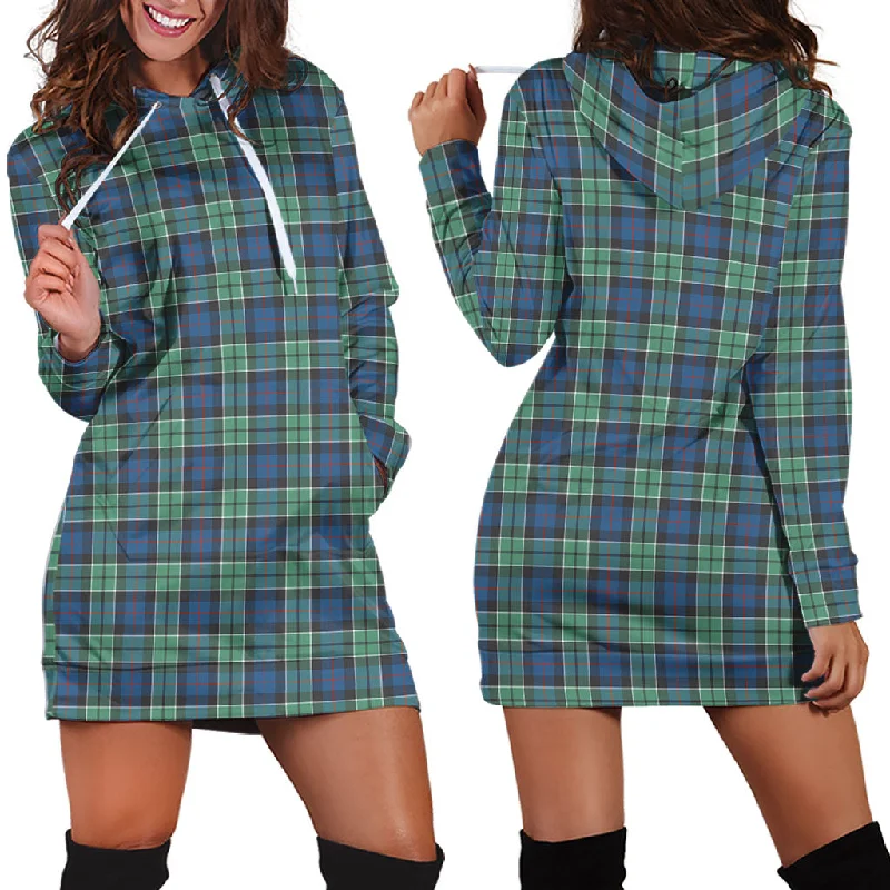 Leslie Hunting Ancient Tartan Hoodie Dress